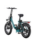 ENGWE L20 2.0 750W 80 Miles Front Fork + Post Suspens Step-Thru Ebike